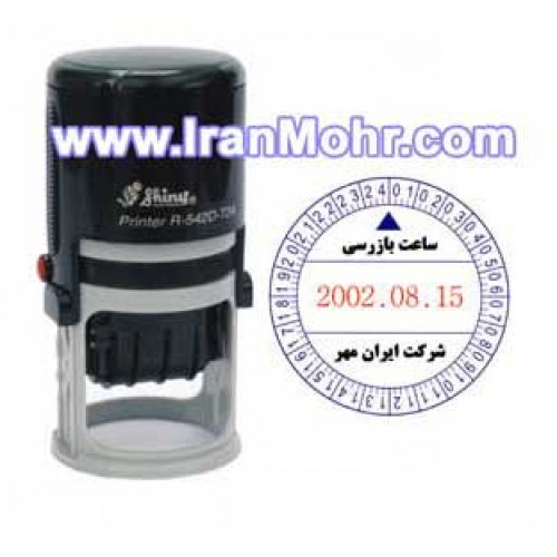 مهر اتوماتیک شاینی تاریخ زن و ساعت زن R542D-T24 